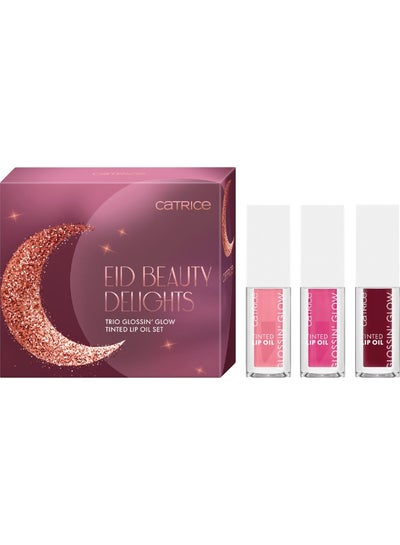 Catrice EID BEAUTY DELIGHTS Trio Glossin’ Glow Tinted Lip Oil Set